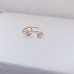 Djula 3 Pear Diamond Ring Yellow Gold Size 7